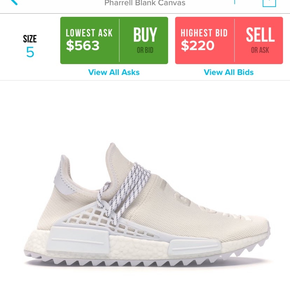 Adidas human race blank canvas XXSOLDXX - Picture 5 of 5